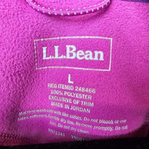 LL Bean‎ Women's  Polartec Fleece Full Zip Jacket - Picture 4 of 8
